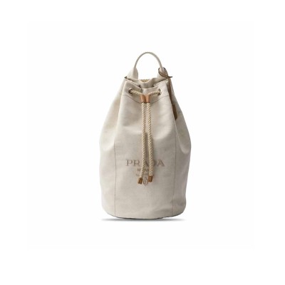 PRADA CANVAS DRAWSTRING DUFFLE BAG 2VY011 (55*34*34cm) 